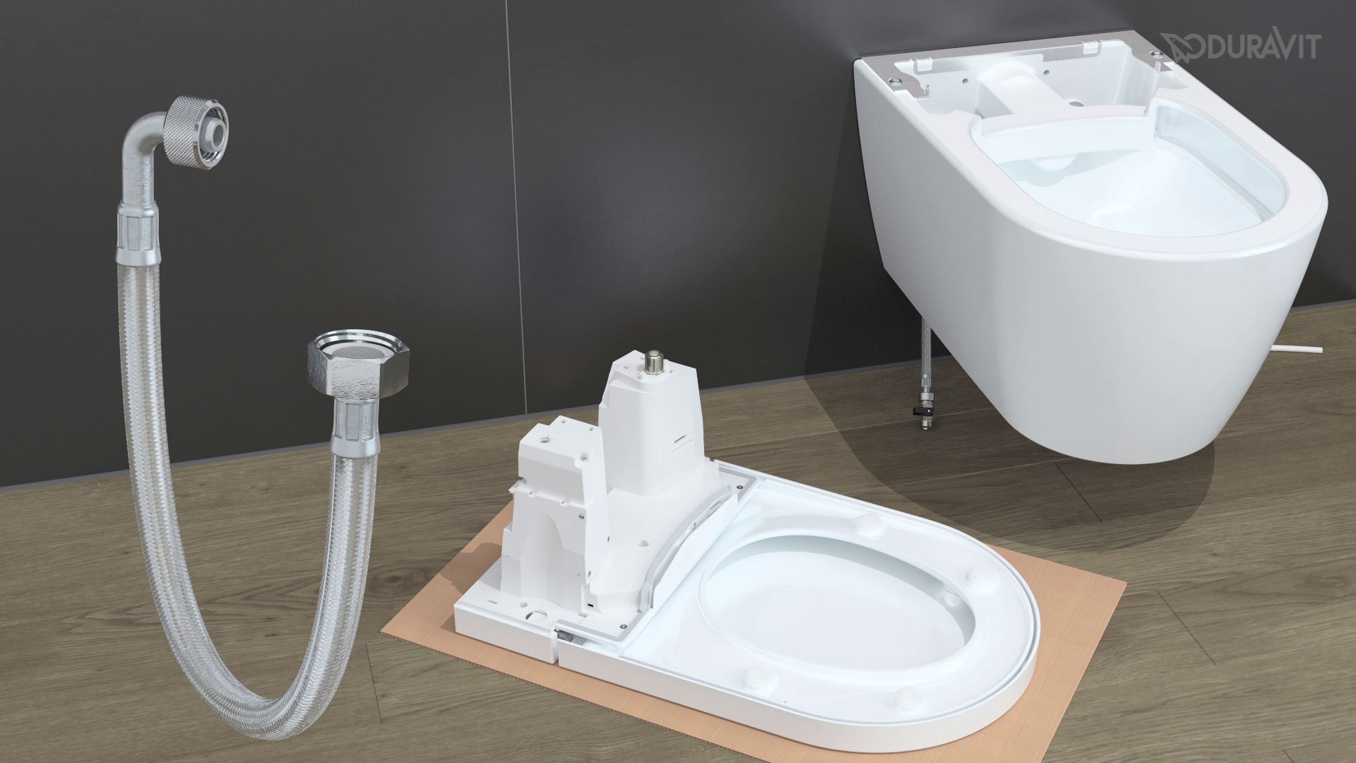 3D Animation - DURAVIT SensoWash® Starck f Installation