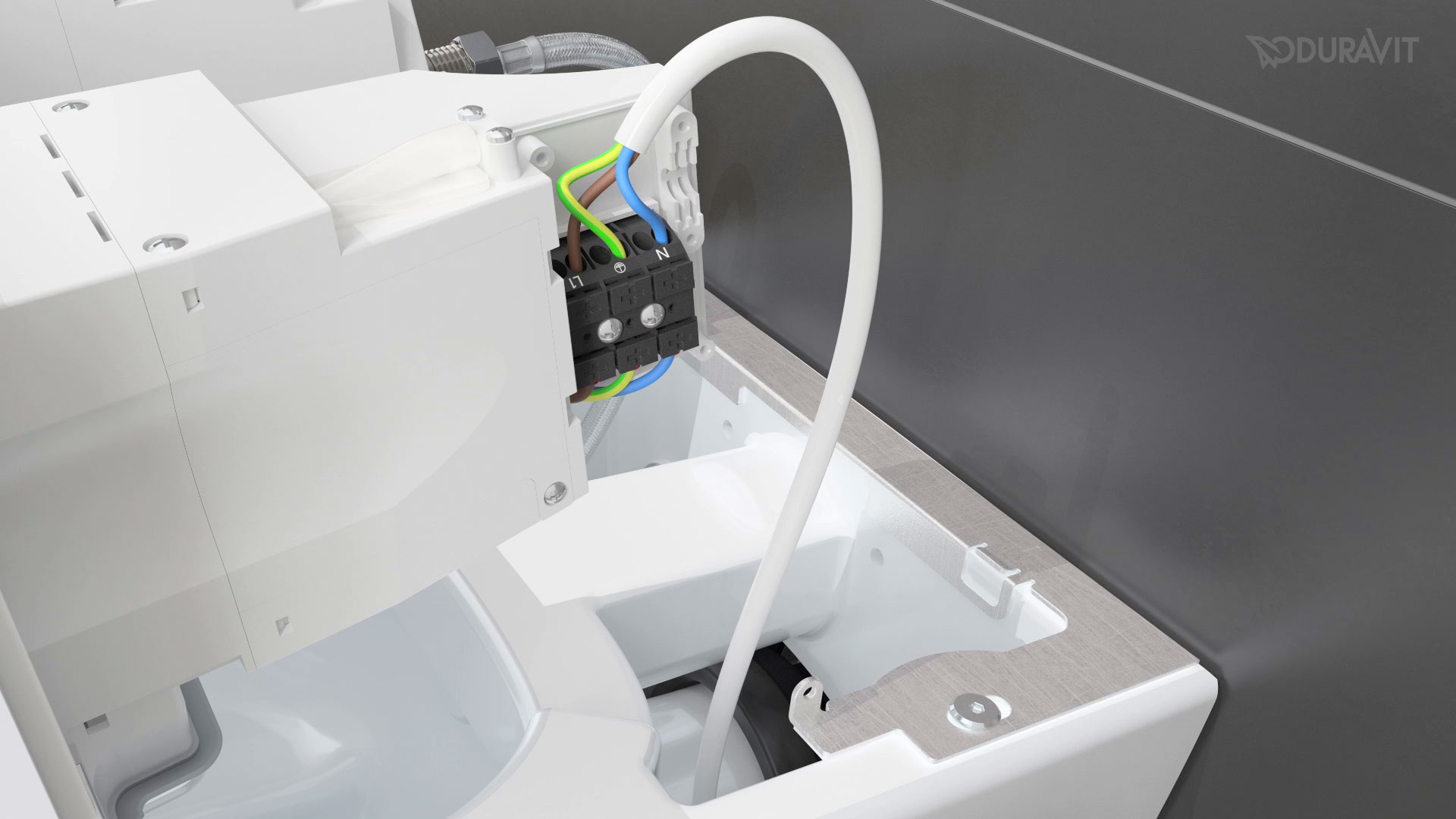 3D Animation - DURAVIT SensoWash® Starck f Installation