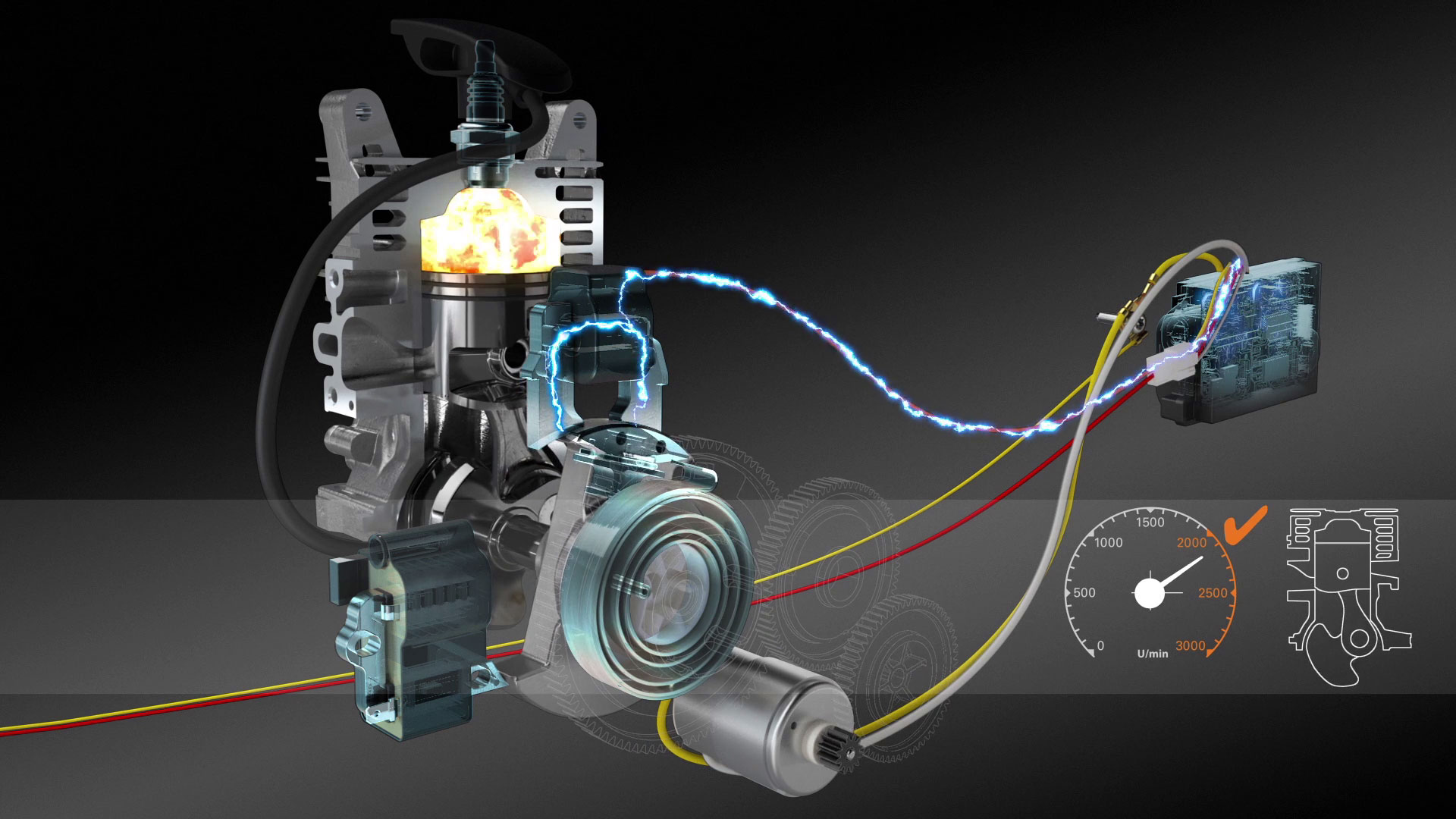 3D Animation - ANDREAS STIHL AG & Co. KG - E-Start Funktionsdarstellung