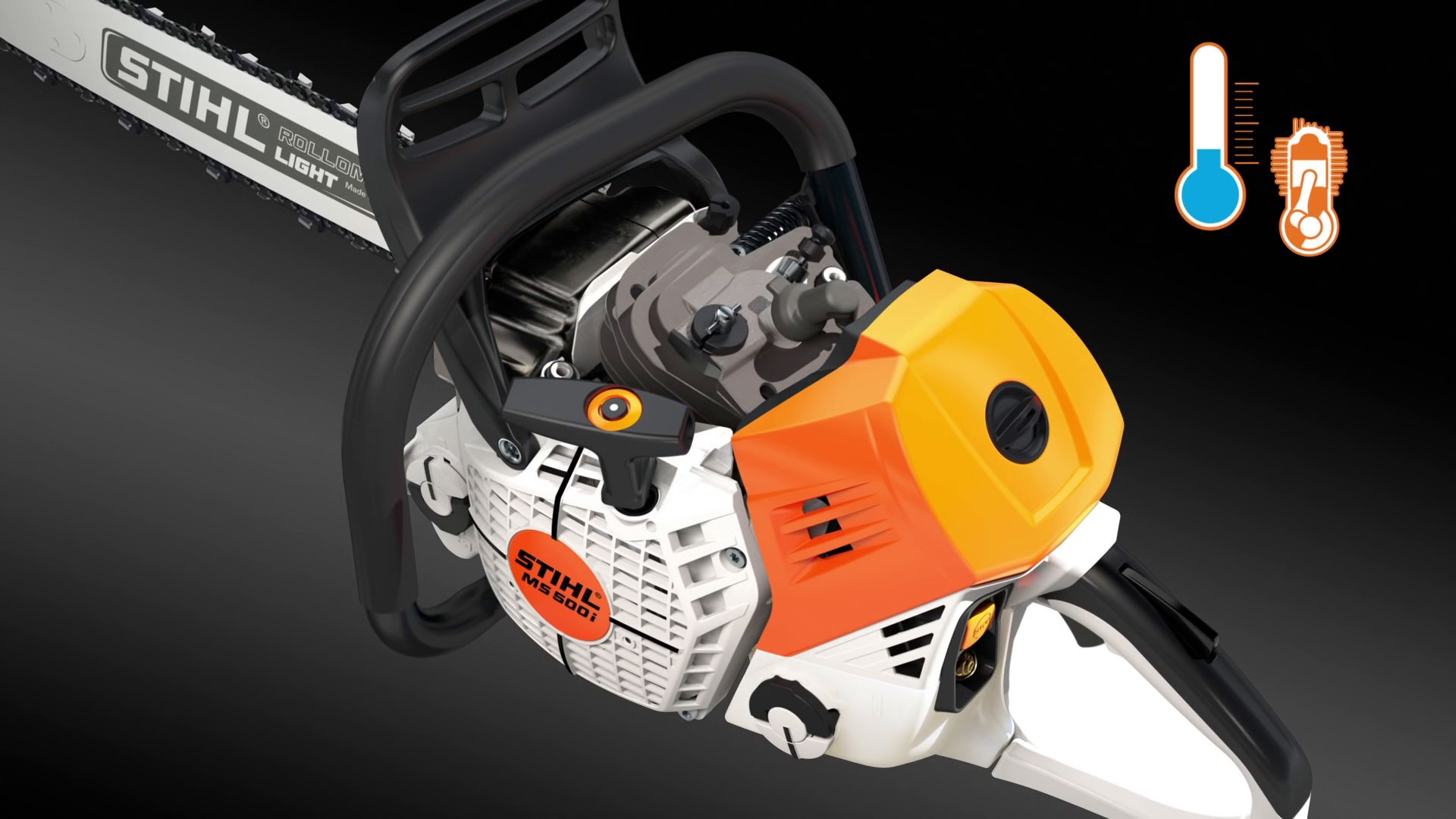 3D Animation - ANDREAS STIHL AG & Co. KG - The STIHL MS 500i is a true innovation: the world’s first chainsaw with electronically controlled fuel injection.