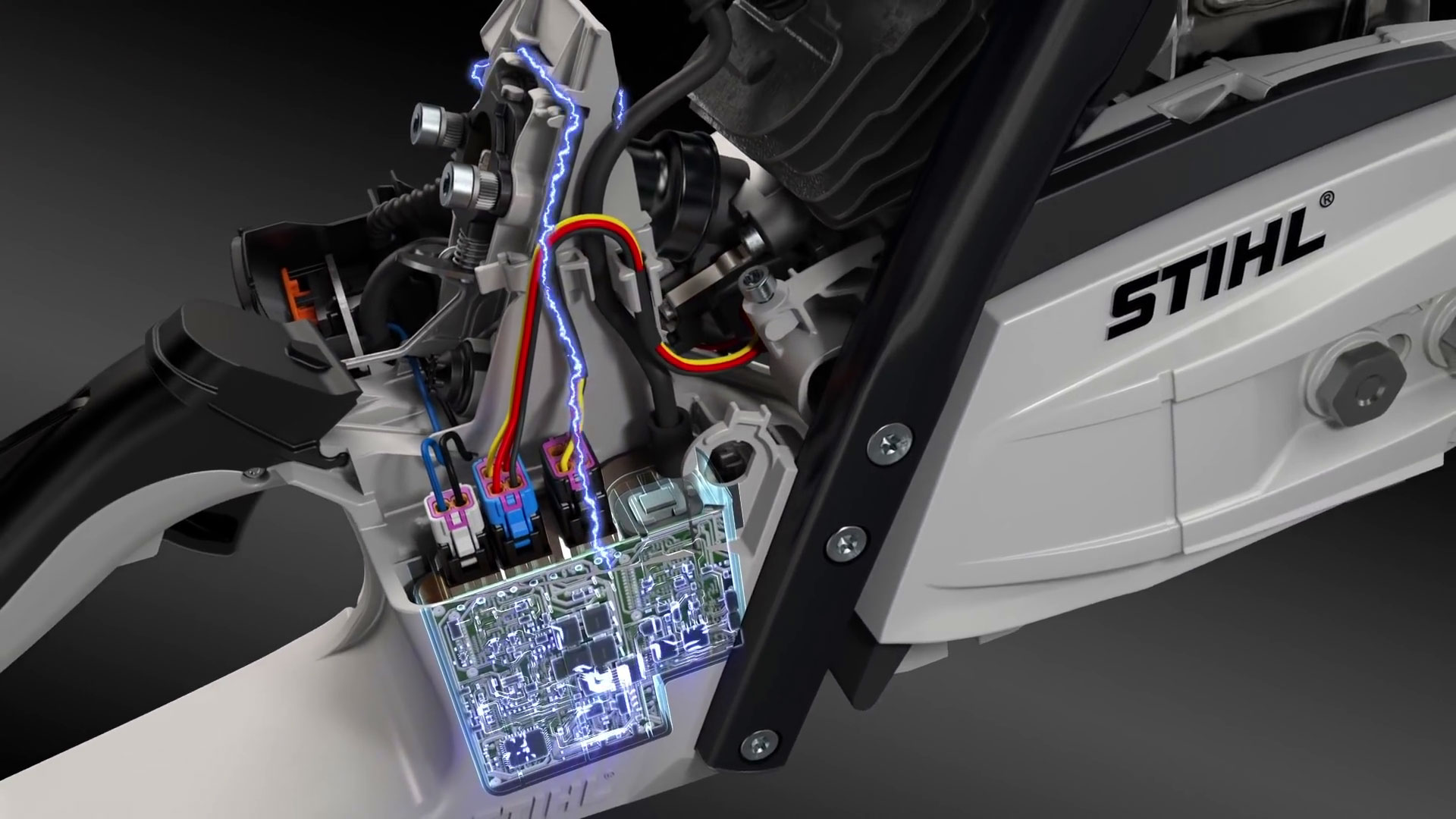 3D Animation - ANDREAS STIHL AG & Co. KG - The STIHL MS 500i is a true innovation: the world’s first chainsaw with electronically controlled fuel injection.